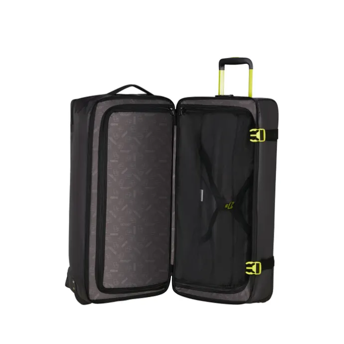 American Tourister Urban Track Duffle/Wheels L Coated black/lime