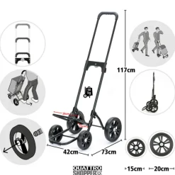 Andersen Quattro Shopper Erbo black