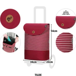 Andersen Unus Shopper Fun Tilde red