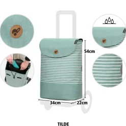 Andersen Unus Shopper Fun Tilde mint