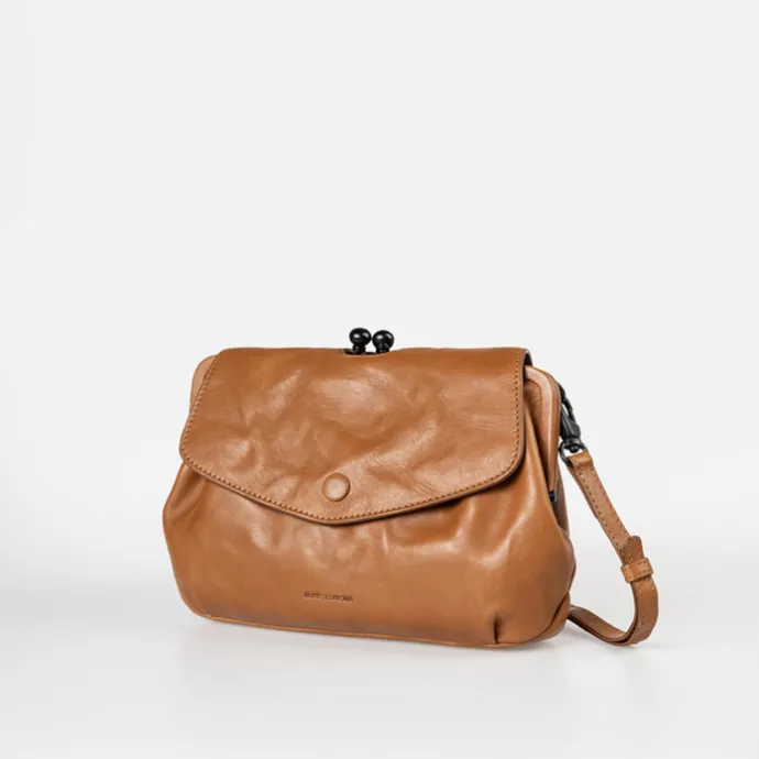 Aunts & Uncles Grandma's Luxury Club Mrs. Madeline Crossbody caramel