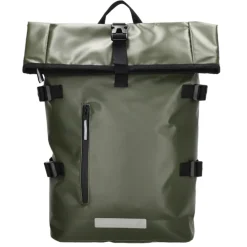 Beagles Originals Tokyo Rolltop Rugtas Waterproof 15,6" olijfgroen