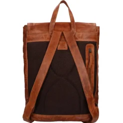 Bear Design Cow Lavato Backpack cognac