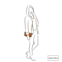 Bear Design Cow Lavato Clutch blue