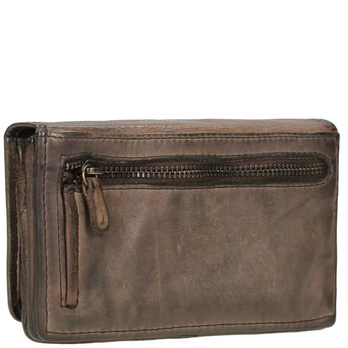 Bear Design Cow Lavato Dames Portemonnee 12cc CL782 brown