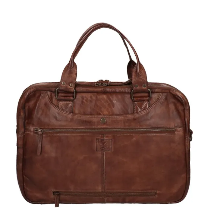 Bear Design Cow Lavato Laptoptas bruin