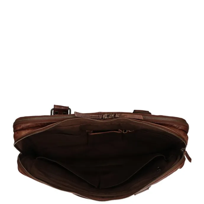 Bear Design Cow Lavato Laptoptas bruin