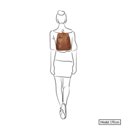 Bear Design Cow Lavato Rugzak cognac