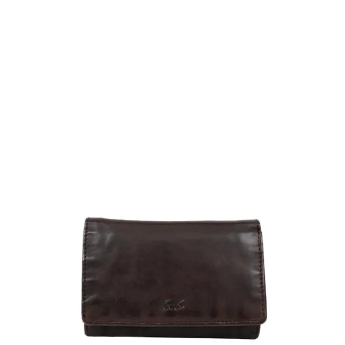 Bear Design Cow Lavato Wallet brown