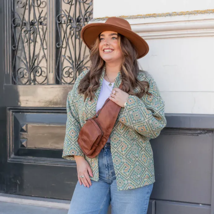 Bear Design Han Crossbody cognac