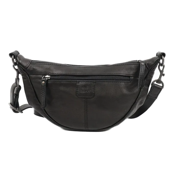 Bear Design Toon Crossbody black