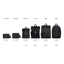 Bold Banana Beyond Bold Envelope Mini Backpack metal-black