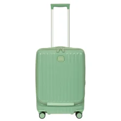 Bric's Positano Cabin Trolley 55 with Pocket sage green