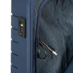 Bric's Ulisse Trolley 55 USB ocean blue