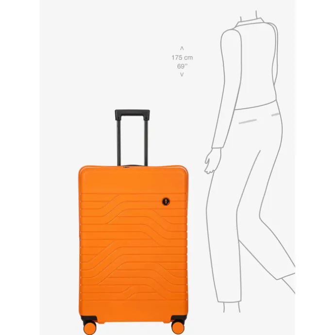 Bric's Ulisse Trolley Expandable Large orange