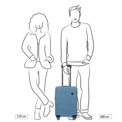 Bric's Ulisse Trolley Expandable 55 grey blue