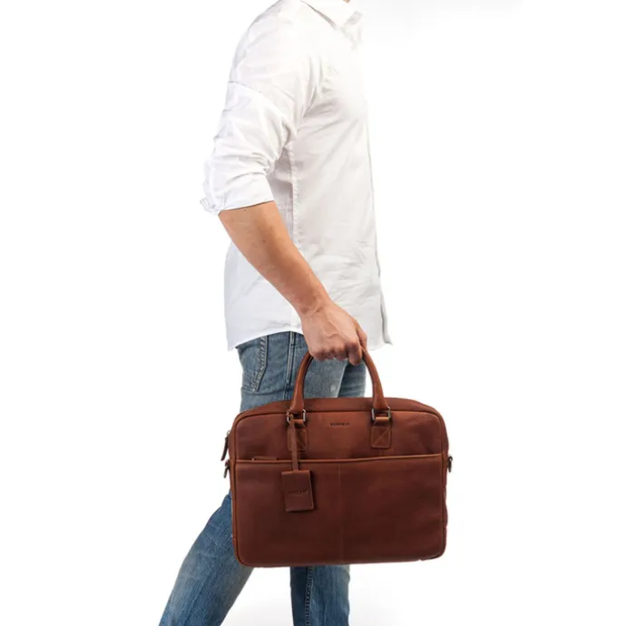 Burkely Antique Avery Laptopbag 15" cognac