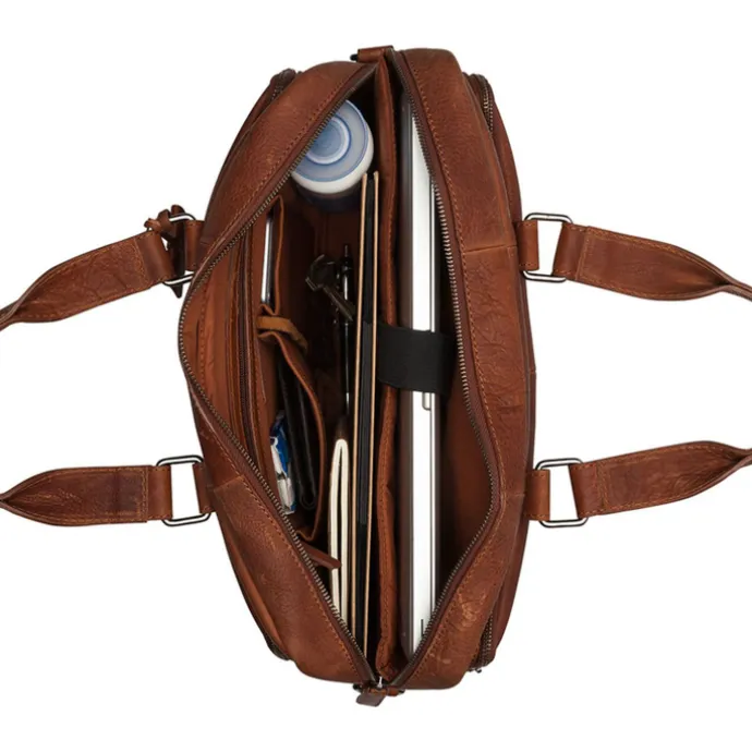 Burkely Antique Avery Workbag 15.6" cognac