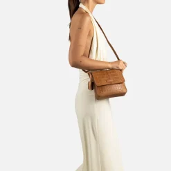 Burkely Cool Colbie Crossbody Bag cognac