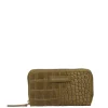 Burkely Cool Colbie Medium Zip Around Wallet olive