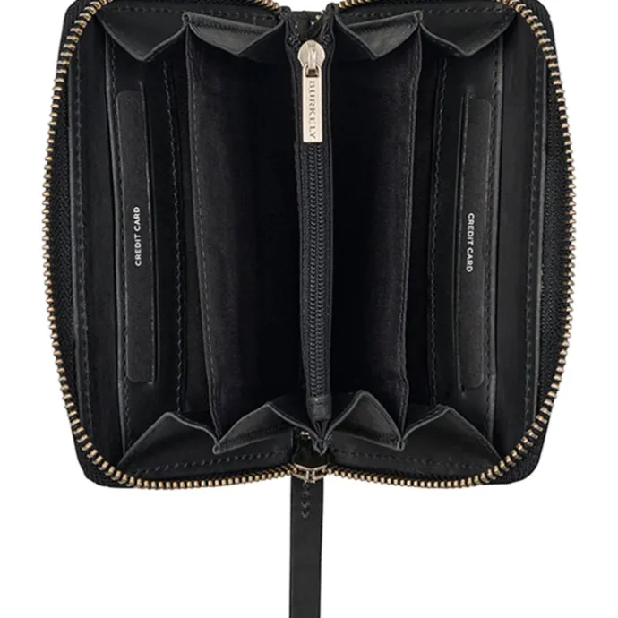 Burkely Cool Colbie Medium Zip Around Wallet black