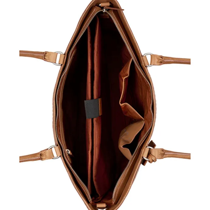 Burkely Cool Colbie Wide Tote 15.6" colbie cognac