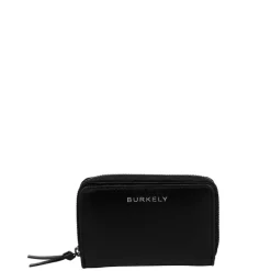Burkely Creased Crystal Double Flap Wallet black
