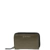 Burkely Creased Crystal Double Flap Wallet gun metal