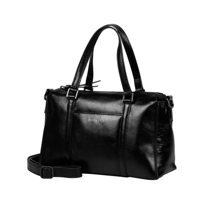 Burkely Creased Crystal Handbag black