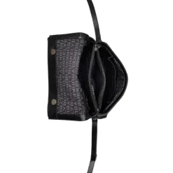 Burkely Creased Crystel Satchel Bag black