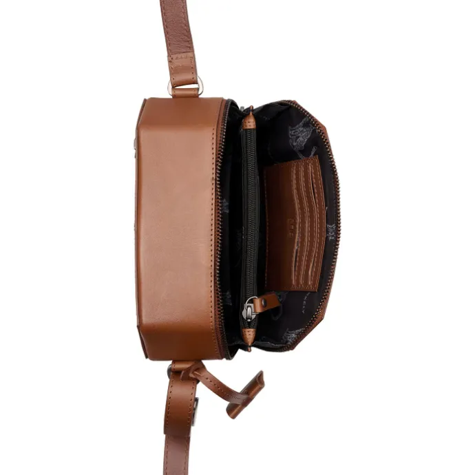 Burkely Nocturnal Nova Box Bag cognac