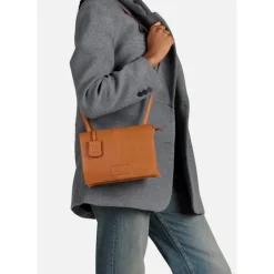 Burkely Soft Skylar Double Pocket Flap cozy cognac