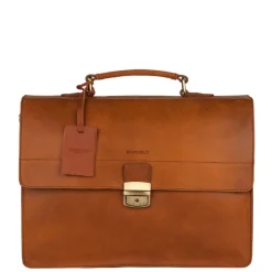 Burkely Vintage Dean Briefcase cognac
