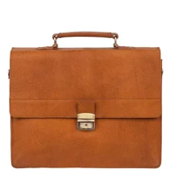Burkely Vintage Dean Briefcase cognac