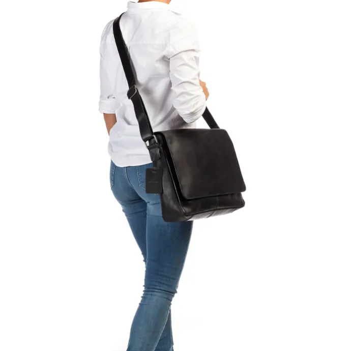 Burkely Vintage Juul Messenger Bag black