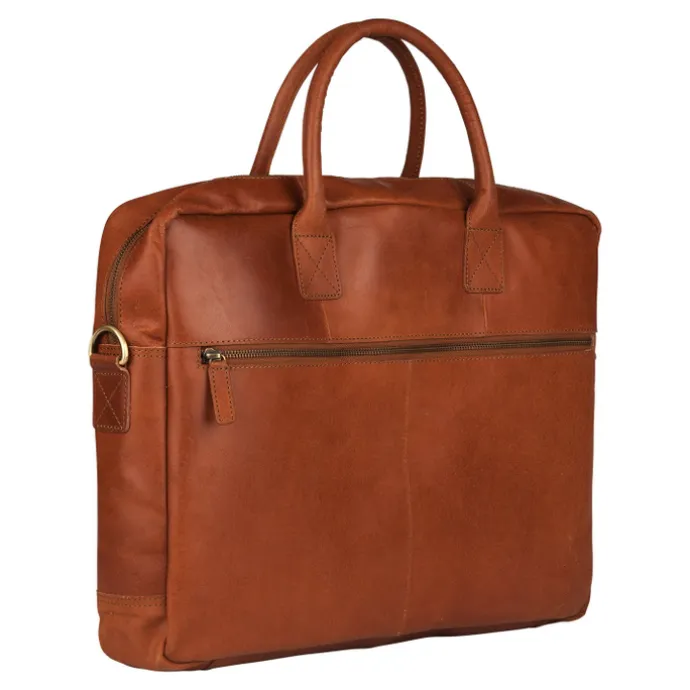 Burkely Vintage Max Worker 17.3" cognac