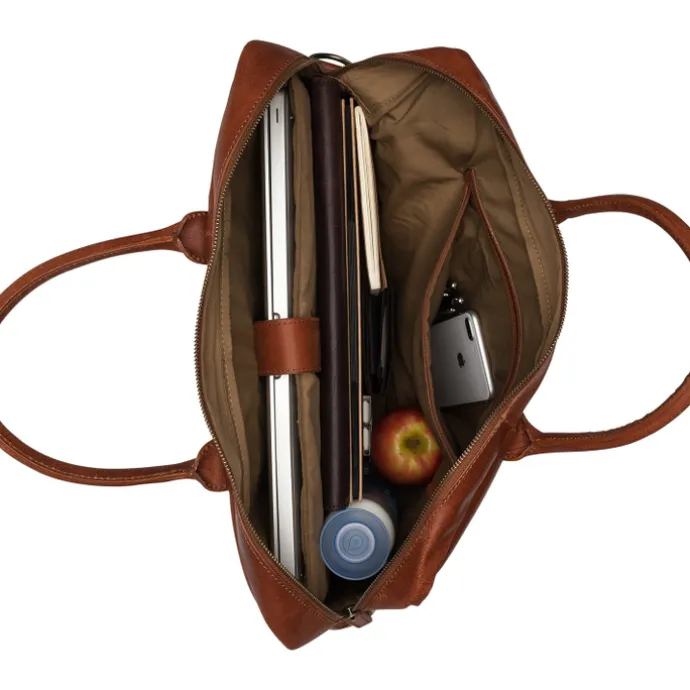 Burkely Vintage Max Worker 17.3" cognac