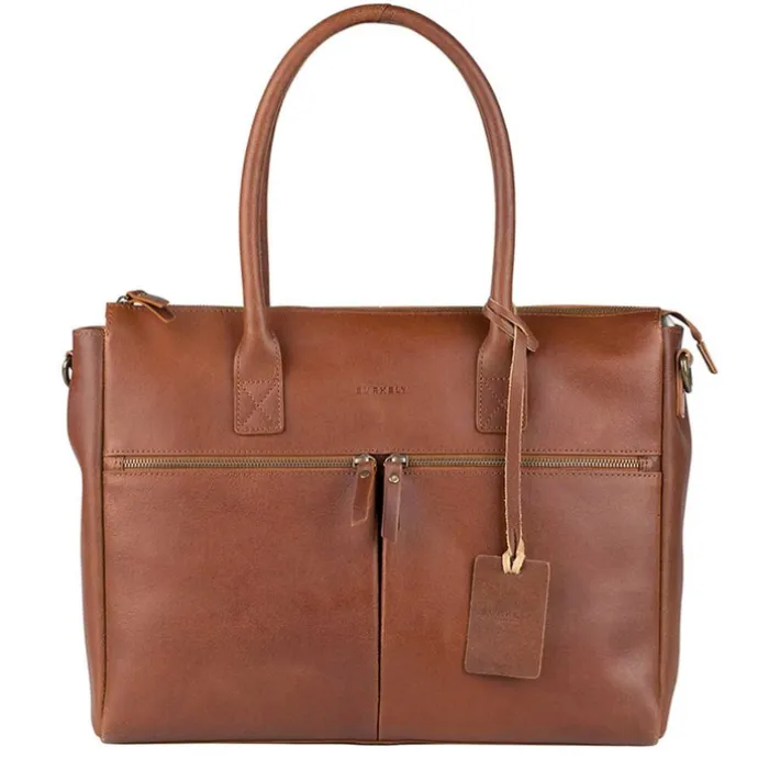 Burkely Vintage Valerie Laptop Bag 15" cognac