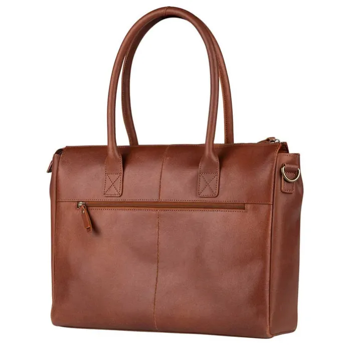Burkely Vintage Valerie Laptop Bag 15" cognac