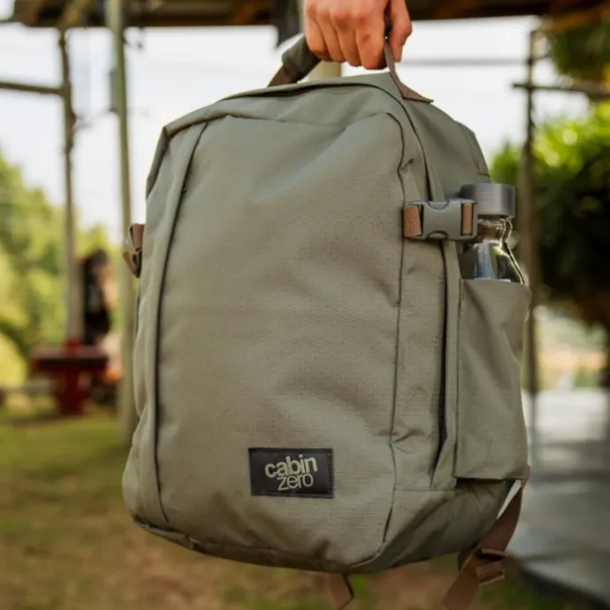 CabinZero Classic 28L Ultra Light Cabin Bag Tech georgian khaki