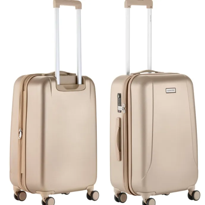 CarryOn Skyhopper 4 Wiel Trolley 68 Expandable champagne