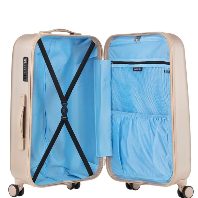 CarryOn Skyhopper 4-Delige Kofferset S/S/M/L champagne