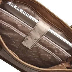 Castelijn & Beerens Carisma Laptop Shopper RFID 15.6'' + Tablet cognac
