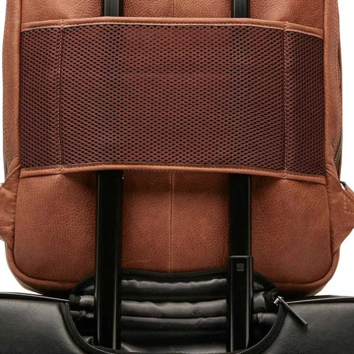 Castelijn & Beerens Carisma Laptop Rugzak 15.6" + tablet cognac