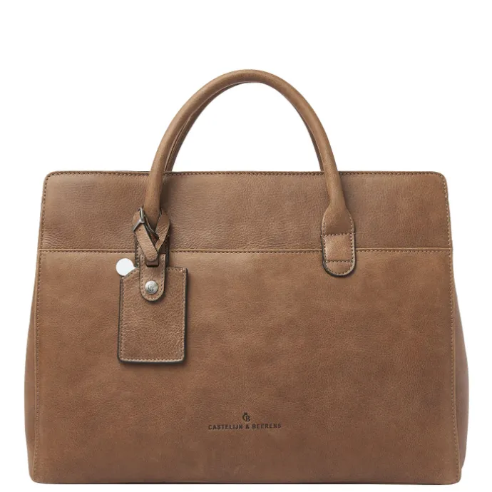 Castelijn & Beerens Carisma Laptopbag 15.6" cognac