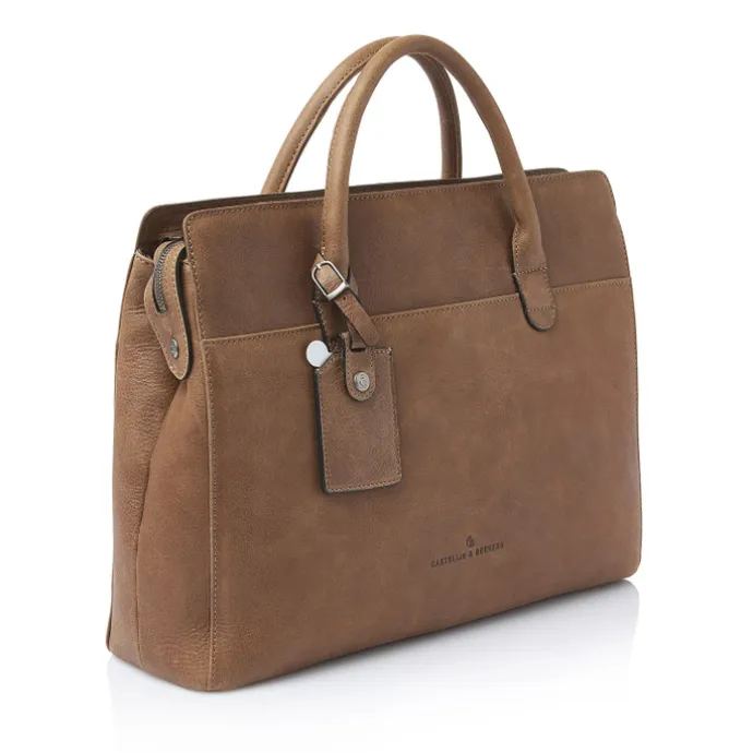 Castelijn & Beerens Carisma Laptopbag 15.6" cognac