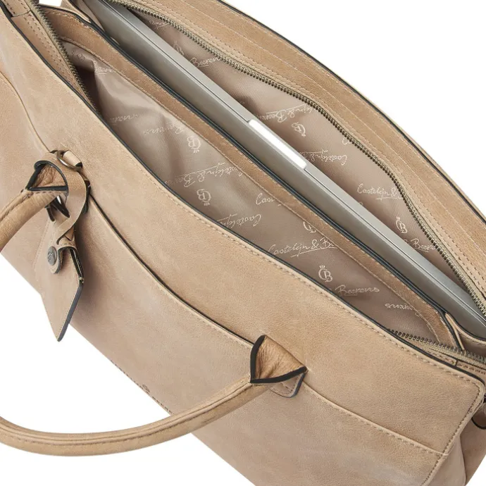 Castelijn & Beerens Carisma Laptopbag 15.6" beige