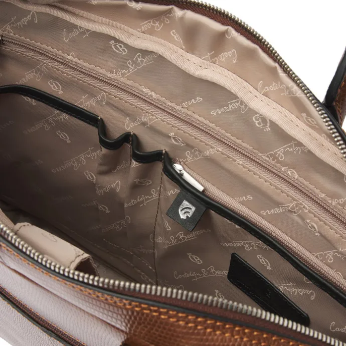 Castelijn & Beerens Donna Ilse Laptoptas 15.6" RFID cognac