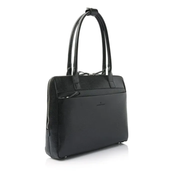 Castelijn & Beerens Donna Vera Schoudertas 15.6" RFID zwart