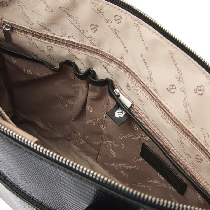 Castelijn & Beerens Donna Vera Schoudertas 15.6" RFID zwart